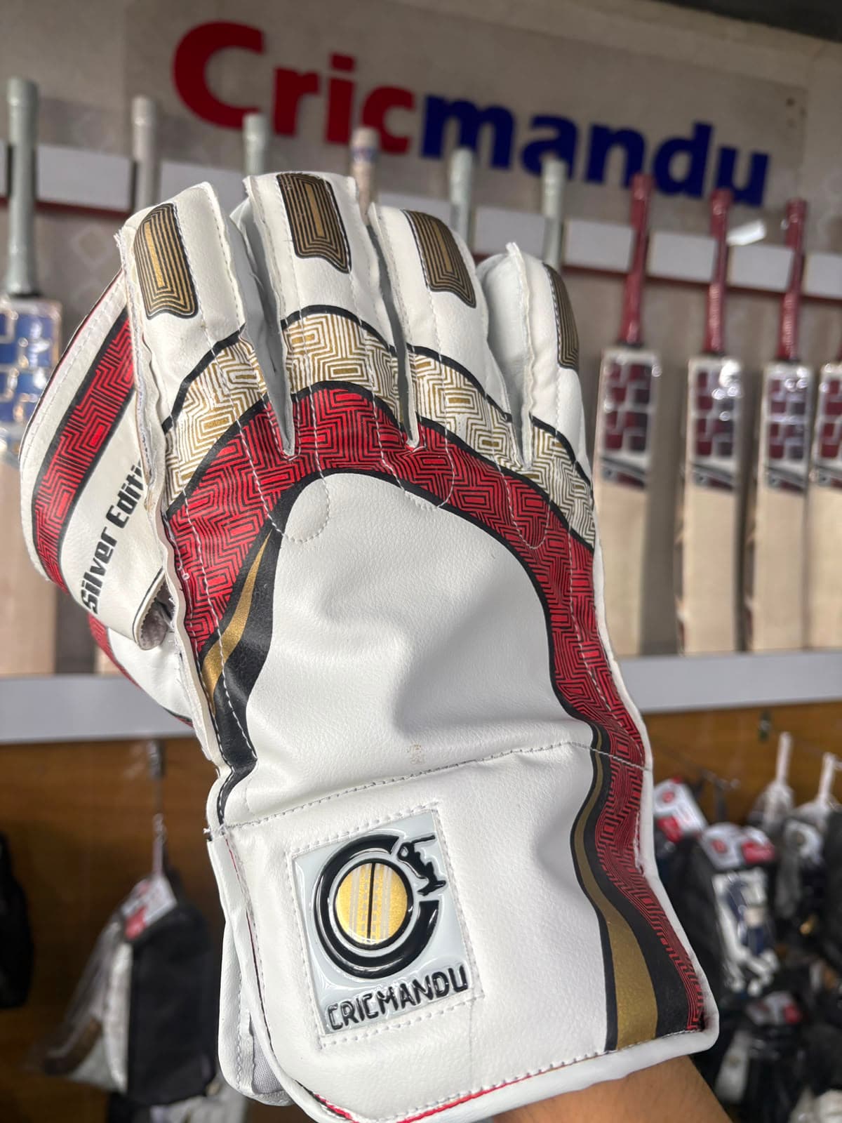 SILVER EDITION WICKET KEEPING GLOVES 